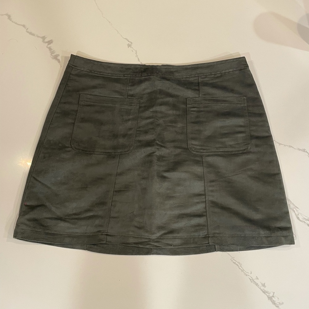 Green skirt